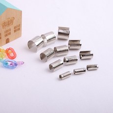 원통형 고정클립 마감캡 후드끈 마감끝쇠 마감팁, 5.5*11mm, 1개