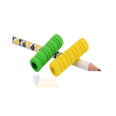 오늘상회 볼펜 고무그립 홀더 1P 연필손가락굳은살방지 볼펜손가락굳은살보호