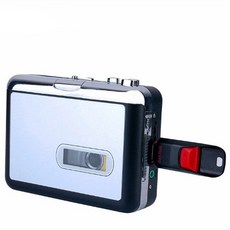 휴대용 카세트 플레이어 레코더 독립형 오디오 음악 테이프 MP3 변환기 USB 플래시 드라이브에 저장