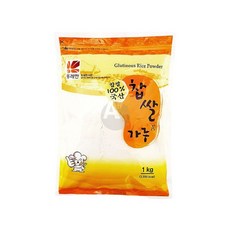 뚜레반 100% 국산 찹쌀가루 1Kg 고추장재료 김장재료, 1개