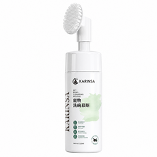 KARINSA 寵物洗碗慕斯 食品級配方 溫和不刺激 無香精色素, 1個, 225ml