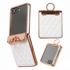 하푼 갤럭시 큐빅 링 풀커버 힌지보호 가죽 케이스