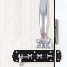 주택 현관문손잡이 + 안전고리 락 이중잠금장치 세트