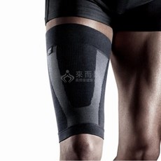 來而康 LP SUPPORT 激能壓縮大腿套271Z 運動大腿套 腿套 腳套 護套，提供肌肉支撐，減少運動傷害，高彈性透氣材質，保持乾爽舒適, 1個, 單入販售,M號 (大腿圍 47~52cm), 黑色