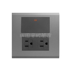 JYE中一 烤漆款 一開關一接地雙插座 蓋板組 (附發票) - 安全耐用，簡約時尚, 1個, 烤漆款一開關一接地雙插座