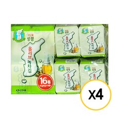 지도표성경올리브유&녹차식탁김, 4g, 64개
