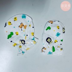 萌萌屋 【現貨】新生兒手套 新生兒防抓手套 新生兒護手套 新生兒用品