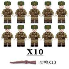 군사용 빌딩 블록 제군 미국군 독일군 제차 세계대전 당시 소련군 선물, 1개, 9. 10 pcs