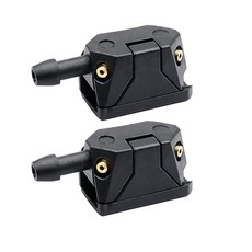 Osilly 2PCS Car Front Windshield Washer Nozzle 4-Way Vehicle Arm Mounted Wiper Spray Jet Kit Aut, Osilly 2PCS Car Front Windshie