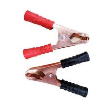 적흑 어스집게 동클립 SAC_10 점프선 100A 2개발송 DIY DIY용클립 악어클립 테, 2개