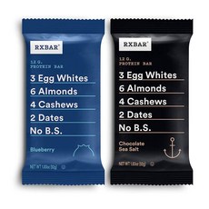 RXBAR 단백질 바 버라이어티 팩 맛 (바 ), RXBAR 단백질 바, 버라이어티 팩, 맛 2개(바 2