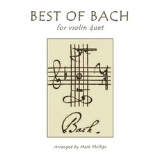 (영문도서)Best of Bach for Violin Duet Paperback, Independently Published, English, 9798601693820