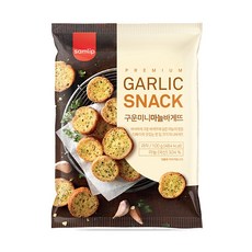 Samlip PREMIUM GARLIC SNACK 麵包餅乾, 1個, Samlip 【大蒜】麵包餅乾 100g