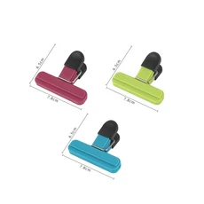휴대용 가방 클립 액세서리 보관 실러 주방 클램프 인감 조직 도구 씰링 스낵 플라스틱, 09 S - 3Pcs