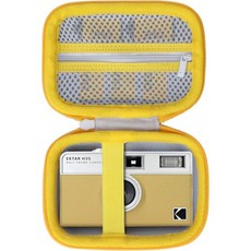 KODAK EKTAR H35 / H35N Ultra F9 M35 M38 하프 프레임 필름 카메라와 호환되는 보관 케이스 (블랙 + 화이트 케이스), Sand Case