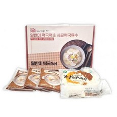 쌀 떡국 선물세트 설 명설 박스포장 500g + 사골육수350g(3개입), 내고향옛맛떡국, FREE