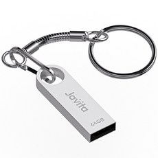 자비타 USB 메모리 카드 실버, 1개, 64GB