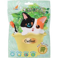 CatFeet 薄荷化毛潔牙餡餅 鮪魚口味 60g, 1個, 貓腳掌 薄荷化毛潔牙餡餅(羊肉), 羊肉