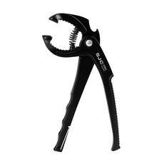 키친왕 업소용 고강도 스프링 뚝배기 집게, 1개, 블랙