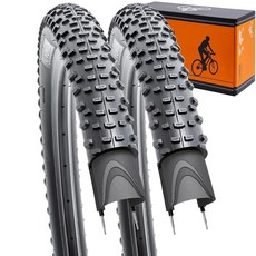 YUNSCM 26x2.10 경량 자전거 타이어 (ETRTO 54-559) 60TPI 나일론 펑크 방지 보호 26" 산악 26x1.95 / 2.0 2.10 2.125-2 PCS (Y