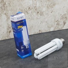 에이오티e샵 25w 삼파장 전구주광색 조명인테리어