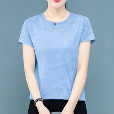 유니픽 여성 여름 운동 통기성 반팔 티셔츠 가벼운 편안한 스타일zhb