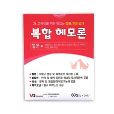 브이디하우스 반려동물 영양제, 혈액순환, 1개, 2g