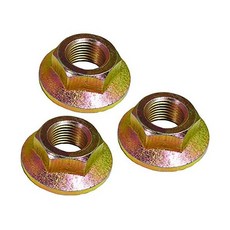 3개 세트 블레이드 잠금 너트 MTD Cub Cadet 잔디깎이 LT1040 LT1042 LT1046 LTX1040에 적합 잔디깎이용 스핀들 교체용 7120417 9120417