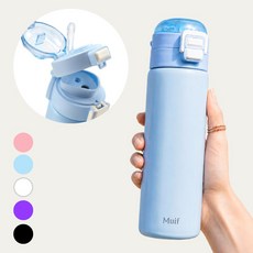 페이버 마카롱 텀블러 원터치 빨대 진공, 민트우유, 1개, 500ml