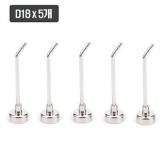 [제이스샷] 7cm길이 초강력 네오디움 자석 롱후크, 5개