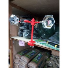 趕鳥神器 遇風自動旋轉多角鏡面反光嚇鳥 無需電力環保節能 總高28公分簡易組裝, 1個