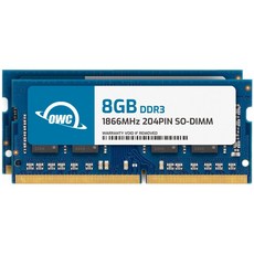 OWC 16GB DDR3L 1866 MHz SO-DIMM Memory Kit (2 x 8GB) 240705, OWC 16GB DDR3L 1866 MHz SO-DIM