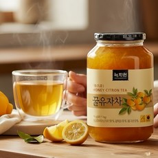 NOKCHAWON 綠茶園 蜂蜜柚子茶 1公斤, 含有豐富果肉, 口感飽滿, 適合冷沖或熱泡, 1kg, 1入, 1罐