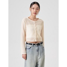에잇세컨즈 여성 카디건 324711LY10 아우터 크로셰 아이보리