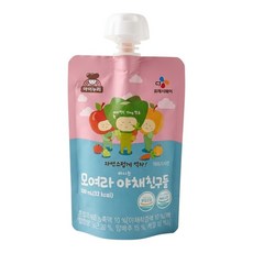 아이누리 마시는 모여라 야채친구들 주스, 100ml, 20개