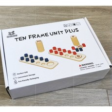 十格陣加減法算數 木製蒙特梭利 數學玩具 兒童益智啟蒙教具, 1個, 彩盒破損（商品完整、已折扣）