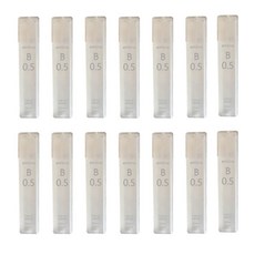 세라믹 나노 샤프심 B 0.5mm 14개, 0.5mm x 14개