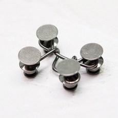 여고니야 허리 조절 단추 4P세트, 블랙, 1세트