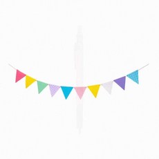 벽장식 어린이집 10p 펠트 삼각가랜드 파티용 가렌드 소품 cite 1