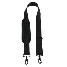 STK 바이올린 색소폰 기타 케이스 가방 용 1 피스 숄더 스트랩 벨트, 62mm, 코튼, 블랙, 1개