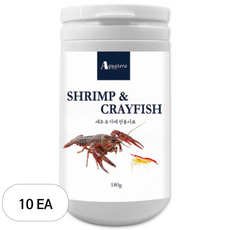 아쿠아테라 새우 & 가재 전용 사료, 180g, 10개