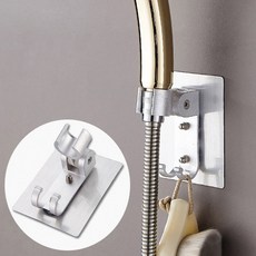 黏貼式黏貼型蓮蓬頭架, 2個