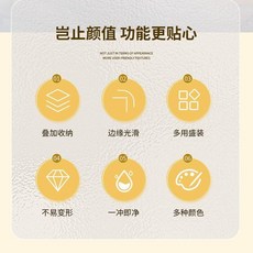 第2代 北歐ins 長方形塑膠托盤, 1個