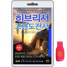 [USB]히브리서+고린도전서+찬양 복음 피아노 80 usb음반 : 히브리서+고린도전서 힐링 피아노 80곡 / 낭송-권희덕성우 권사