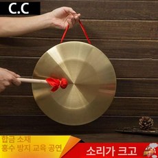 징 북 사물놀이 국악 풍물놀이 꽹과리, 1개, 18cm