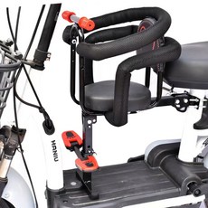 전기자전거보조안장 전기자전거 쿠션 등받이 시트 자전거 보조의자 보조 보조안장 안장 어린이, 308 팔걸이+발+하프네트+울타리+등받이, 1개