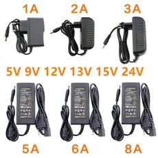 환풍기 범용 전원 공급 장치 변압기 AC 어댑터 LED 드라이버 12V 5V 6V 9V 10V 15V 24V 1A 2A 3A 5A 6A 8A 220V, 18) 2A - 5V - US Plug