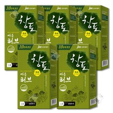 중외제약 창포 빠른허브 염색제, 5개, 1호 진한흑색