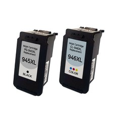 [호환] BNC INT 캐논 PG-945XL CL-946XL 대용량 블랙 컬러 프린터 MG3090 MG2490 MG3095W TS3490 TR4690 재생 잉크, 1세트, 검정+컬러 [대용량]