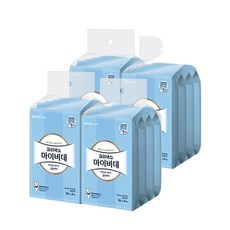 크리넥스 마이비데 클린케어 화장실용 물티슈 휴대용 10매x4입x4팩, 10매, 4개